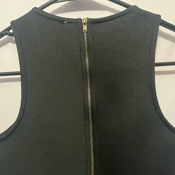 Monteau Black Peplum Top - Picture 6 of 7